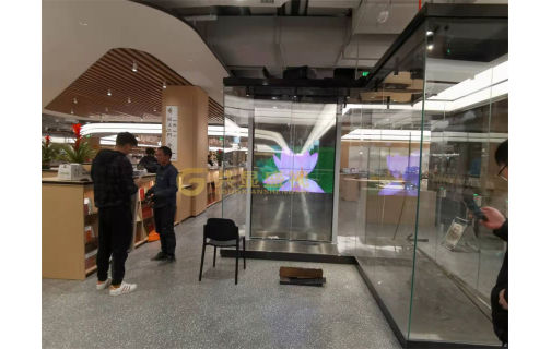 厦门捷丰OLED透明屏应用案例